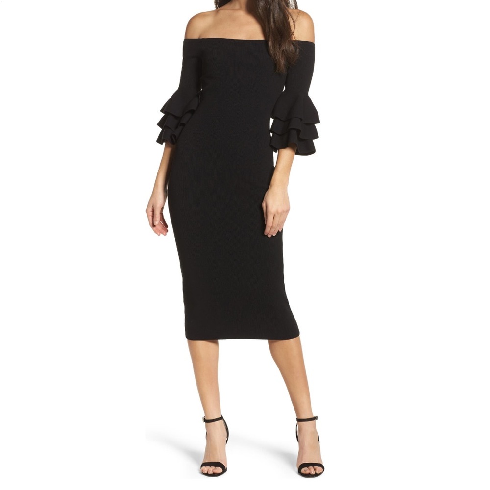 Adelyn Rae off the shoulder sweater dress
